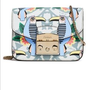 FURLA Aruba Printed Leather Metropolis Mini Bag